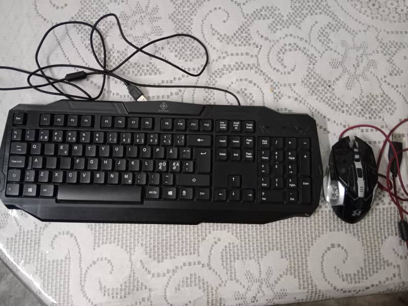 RGB Gaming Keyboard,Mouse in new condition 6