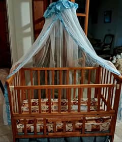 Baby cot and swing