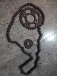 Atlas honda 125 chain spokit for sale