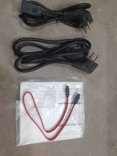 pc power suply, vga & sata cable