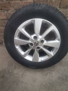 allowy rims with tyres