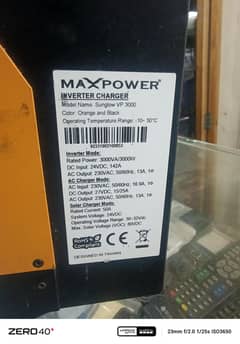 3 Kilowatt inverter Max Power for sale