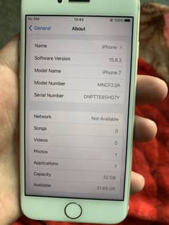 I phone 7 silver colour