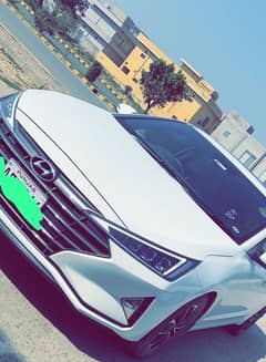 Elantra GLS 2024 White Colour