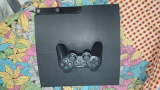 PS3 slim 320 gb jailbreak edition 12+ games with 2 controller