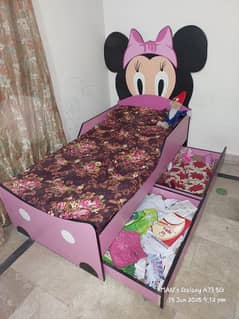 2 Kid Beds for Sale : Mickey mouse and Car Shaped Beds