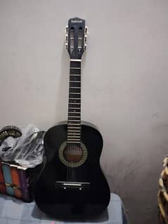 Audster Black Acoustic Guitar – Good Condition