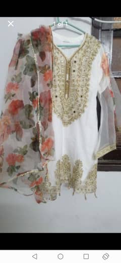 ready med organza dress wedding