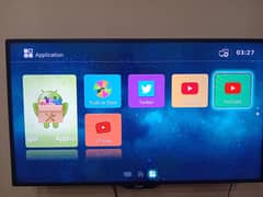 Sony 42 inches Smart LED with remote control and apps installed