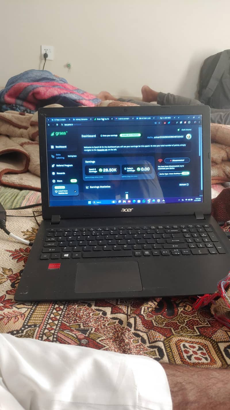 ACER R5 Redeon 7th gen AMD 5 computer Processor 3