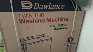 Dawlance washing machine box packed new