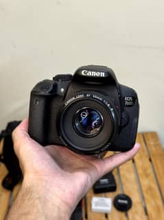 Canon Eos 700D With 50mm 1.8 Lens