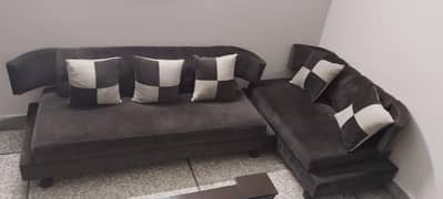 Stylish and comfortable L-shaped sofa