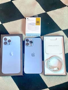 apple iPhone 13 pro official pta approved 10 by 10 128GB with full box