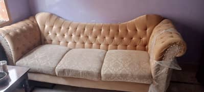 Luxury 7-Seater Sofa Set with Cushions for Sale!