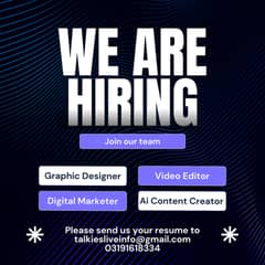 We are Hiring For Digital News Media