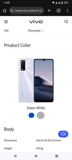 Vivo y20 4/64