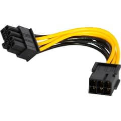 6 pin to 8 pin PCI Express power connector