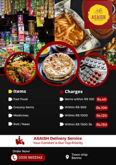 Delivery rider