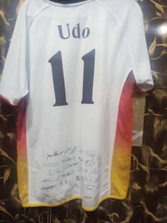 Germany Jersey with signatures of German players