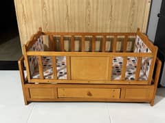 Wooden cot