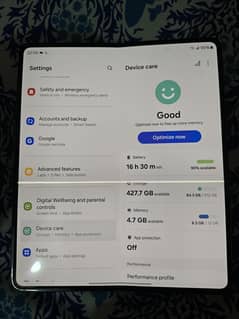 Samsung fold 4 512gb non PTA 2 months sim time available