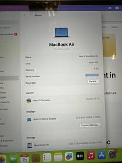 MacBook Air m3 chip (2024)