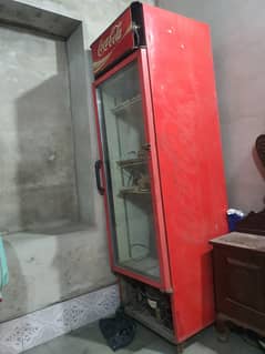 Glass Door Full Size Coke Chiller  Refrigerator.