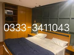 stylish and luxury one bed +tv lounge apartment for per day rent in bahria own rawalpindi