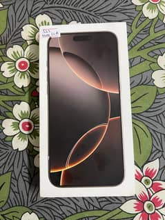 Iphone 16 pro max PTA Approved Sealed Box