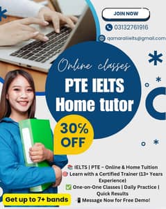IELTS PTE HOME TUTOR ONLINE CLASSES