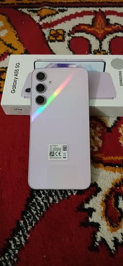 samsung galaxy a55 lilac colour 8/256