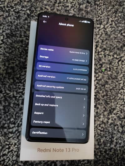 redmi note 13 pro with box