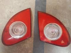 Corolla 2002 to 2008 back trunk/diggi light right and left both piece