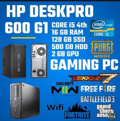 Core i5 4th Gen Gaming + Editing pc | 2GB GPU | SSD Fast Boot