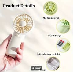 Portable Mini Fan – Lightweight Handheld Pocket Cooler