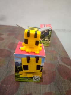 This is a Minecraft toy Minecraft bee