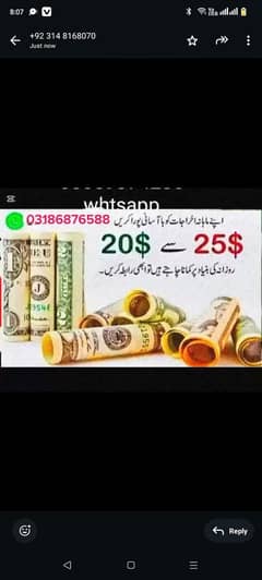 Online home based work