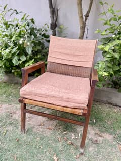 Wooven bamboo chairs