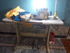 overlock and Pico machine with original japani