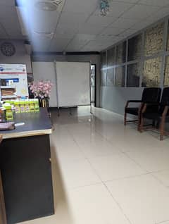 North Nazaimabd Block A Main Double Road Basement Floor For Rent Furnished With Tables And Chairs Office Already Set