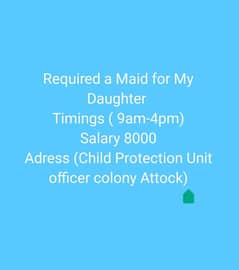 Need Maid