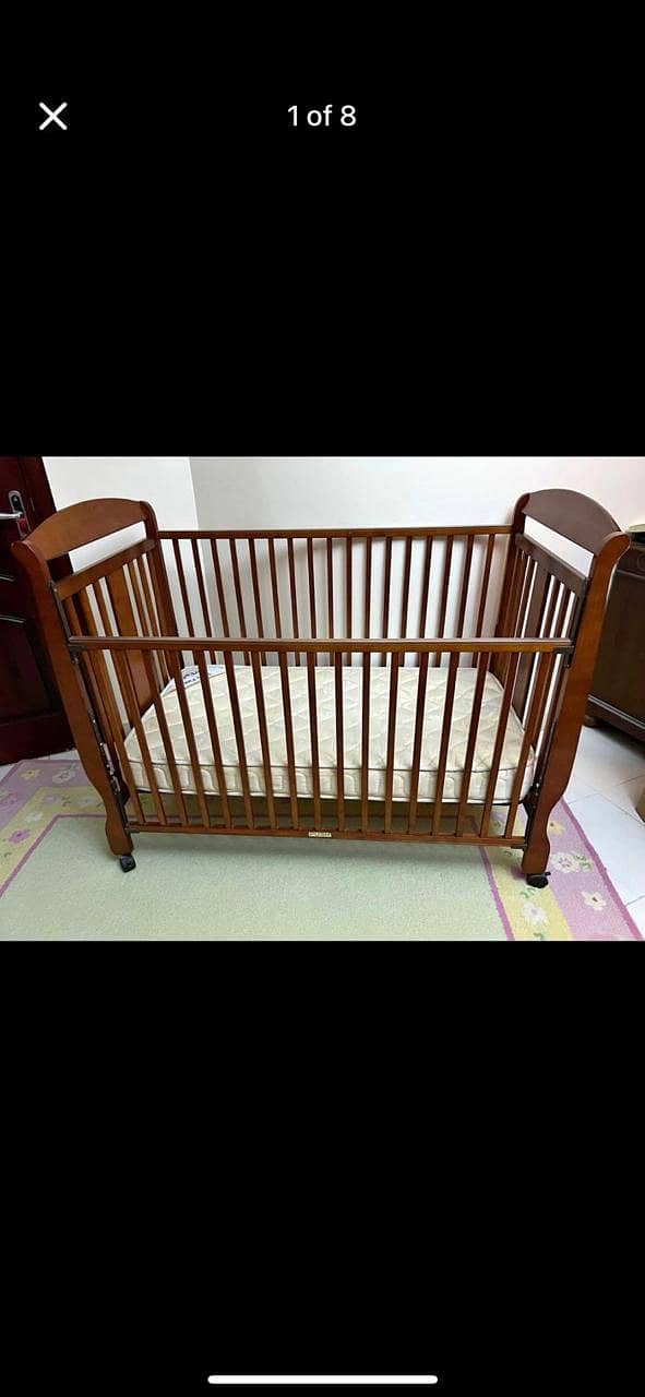 Baby cot | Baby Bed | Wooden Cot | Kids Bed | Kids Crib Cot 6