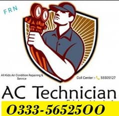 Split AC Installation dismantling shifting services O333'56'52'5OO
