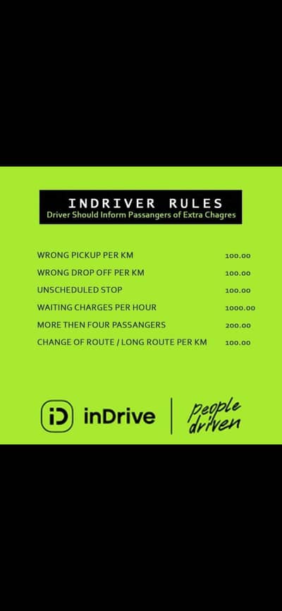 Driver need for night shift indriver careem yango experienced driver