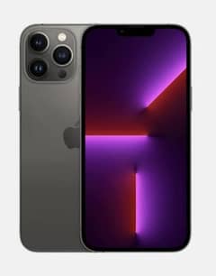 13 pro max pta approved 128gb black  colour