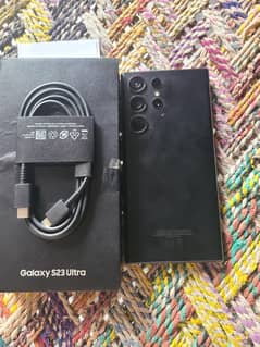 Samsung s 23ultra 12/256 gb  lush condition hy non_pta