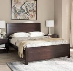 double bed with mattress