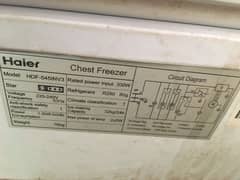 Haier freezer large size