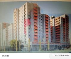 Gray Noor Tower, 2 bed dd luxury flat is available for sale in Gray Noor shopping mall